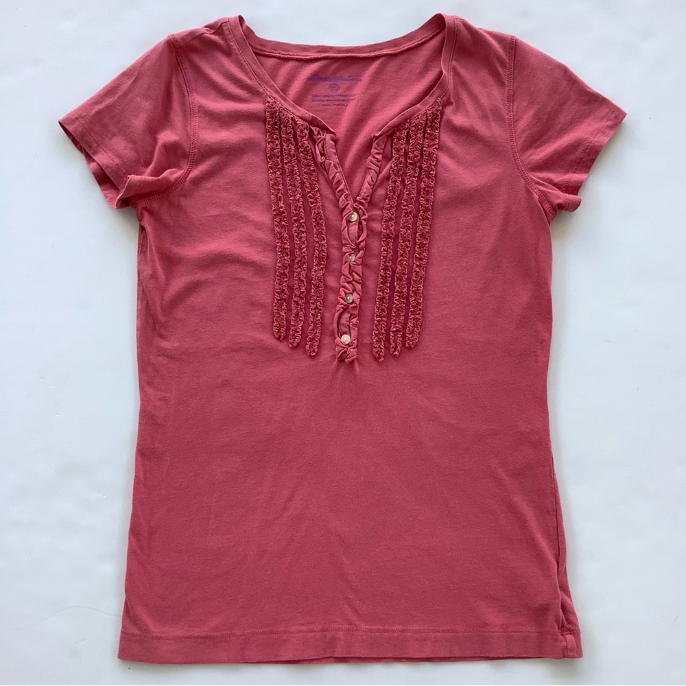 Eddie Bauer Ruffled Top